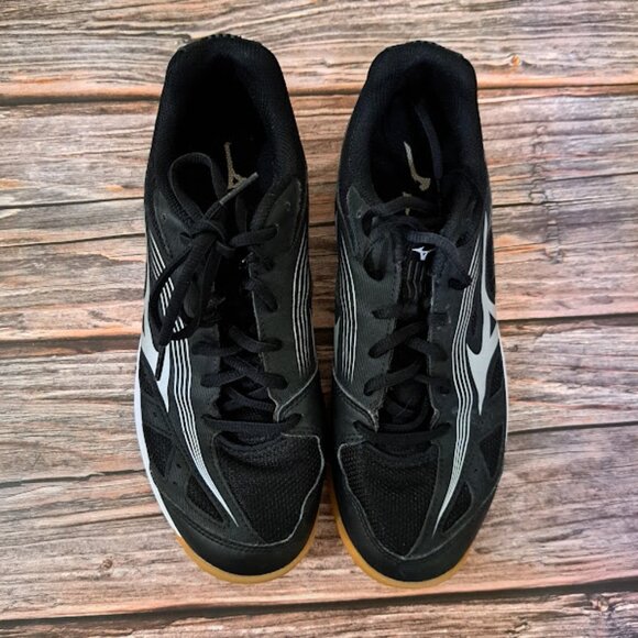 Mizuno Mens Running shoes size 9.5 black and white - Picture 3 of 8